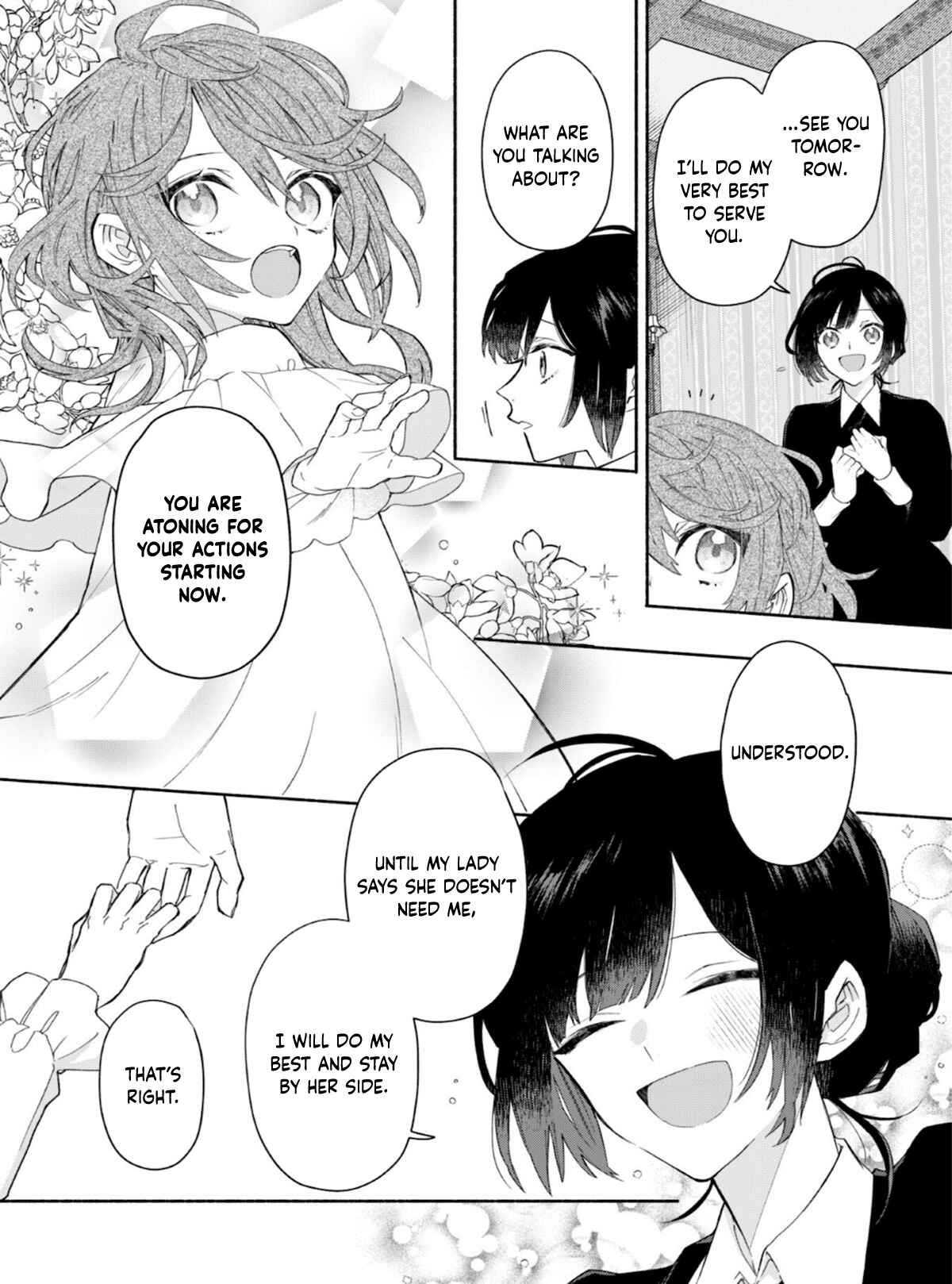 Page 12 Chapter 3.2 Moto Akuyaku Reijo Makimodotta node Ouji-sama kara Tousou Shiyou to Omoimasu!