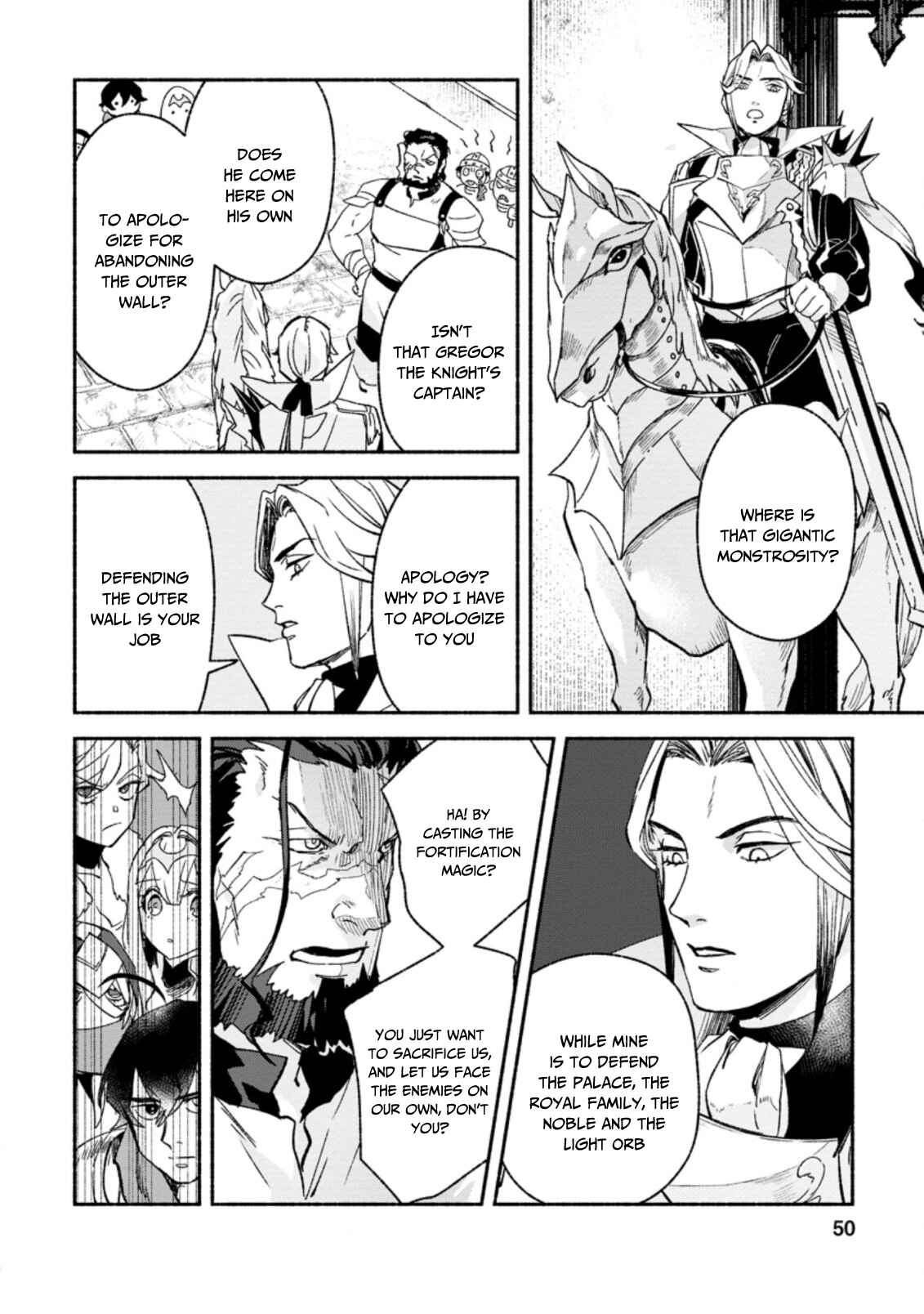 Page 9 Chapter 7.2 Sono Monban, Saikyou Nitsuki ~Tsuihou Sareta Bougyo Ryoku 9999 no Senshi, Outo no Monban Toshite Musou Suru~