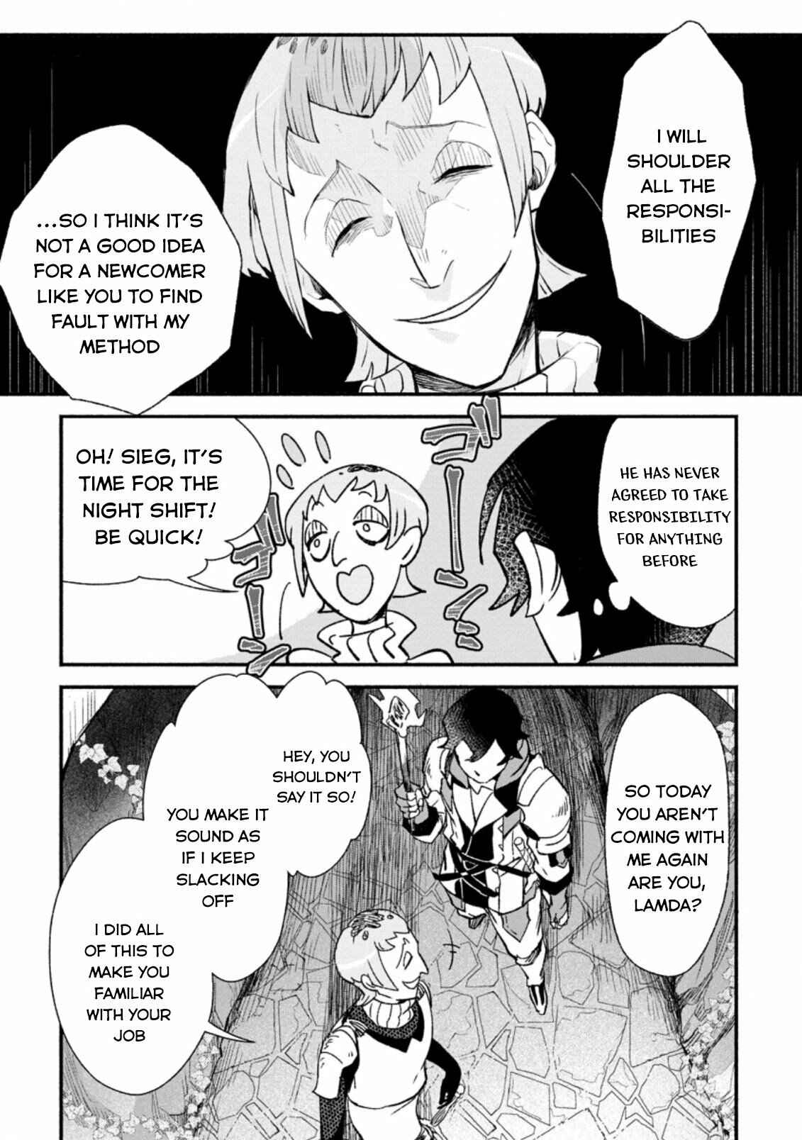 Page 16 Chapter 3.2 Sono Monban, Saikyou Nitsuki ~Tsuihou Sareta Bougyo Ryoku 9999 no Senshi, Outo no Monban Toshite Musou Suru~
