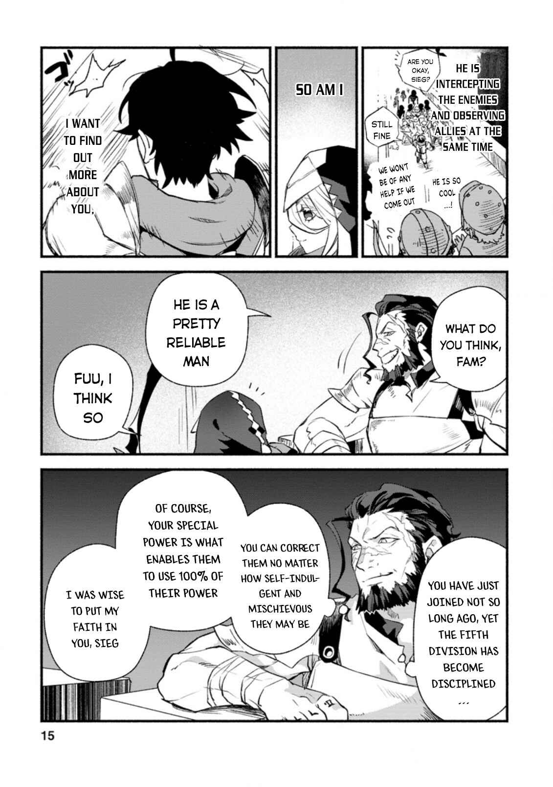 Page 13 Chapter 6 Sono Monban, Saikyou Nitsuki ~Tsuihou Sareta Bougyo Ryoku 9999 no Senshi, Outo no Monban Toshite Musou Suru~