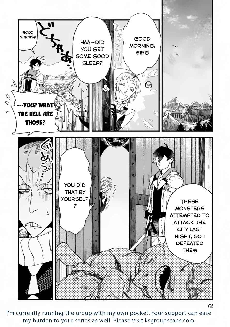 Page 11 Chapter 3.1 Sono Monban, Saikyou Nitsuki ~Tsuihou Sareta Bougyo Ryoku 9999 no Senshi, Outo no Monban Toshite Musou Suru~
