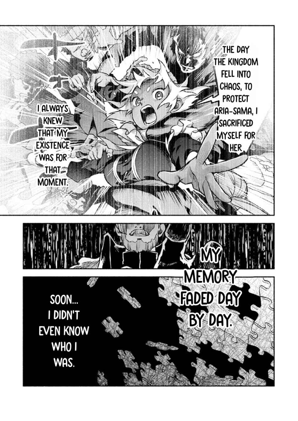 Page 3 Chapter 34.3 Sono Monban, Saikyou Nitsuki ~Tsuihou Sareta Bougyo Ryoku 9999 no Senshi, Outo no Monban Toshite Musou Suru~