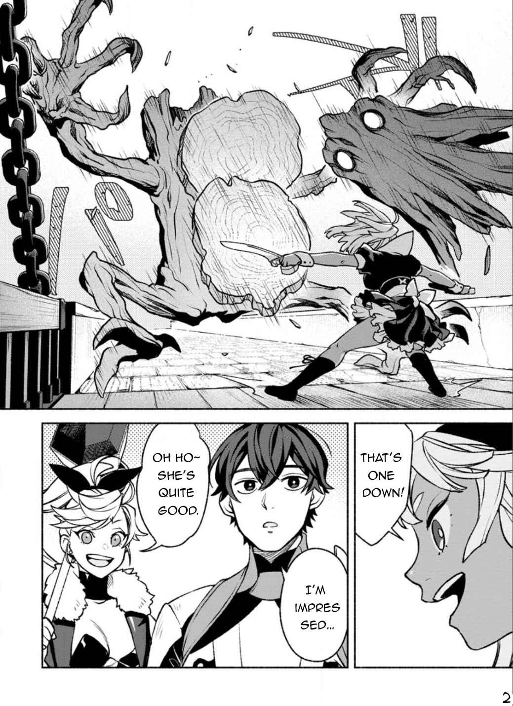 Page 13 Chapter 23 Sono Monban, Saikyou Nitsuki ~Tsuihou Sareta Bougyo Ryoku 9999 no Senshi, Outo no Monban Toshite Musou Suru~