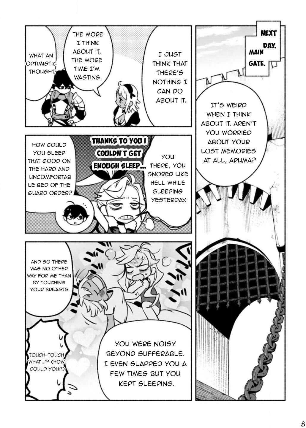 Page 9 Chapter 23 Sono Monban, Saikyou Nitsuki ~Tsuihou Sareta Bougyo Ryoku 9999 no Senshi, Outo no Monban Toshite Musou Suru~