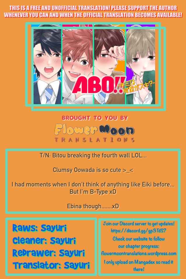 Page 11 Chapter 4 ABO!! -Which Type Do You Like?-
