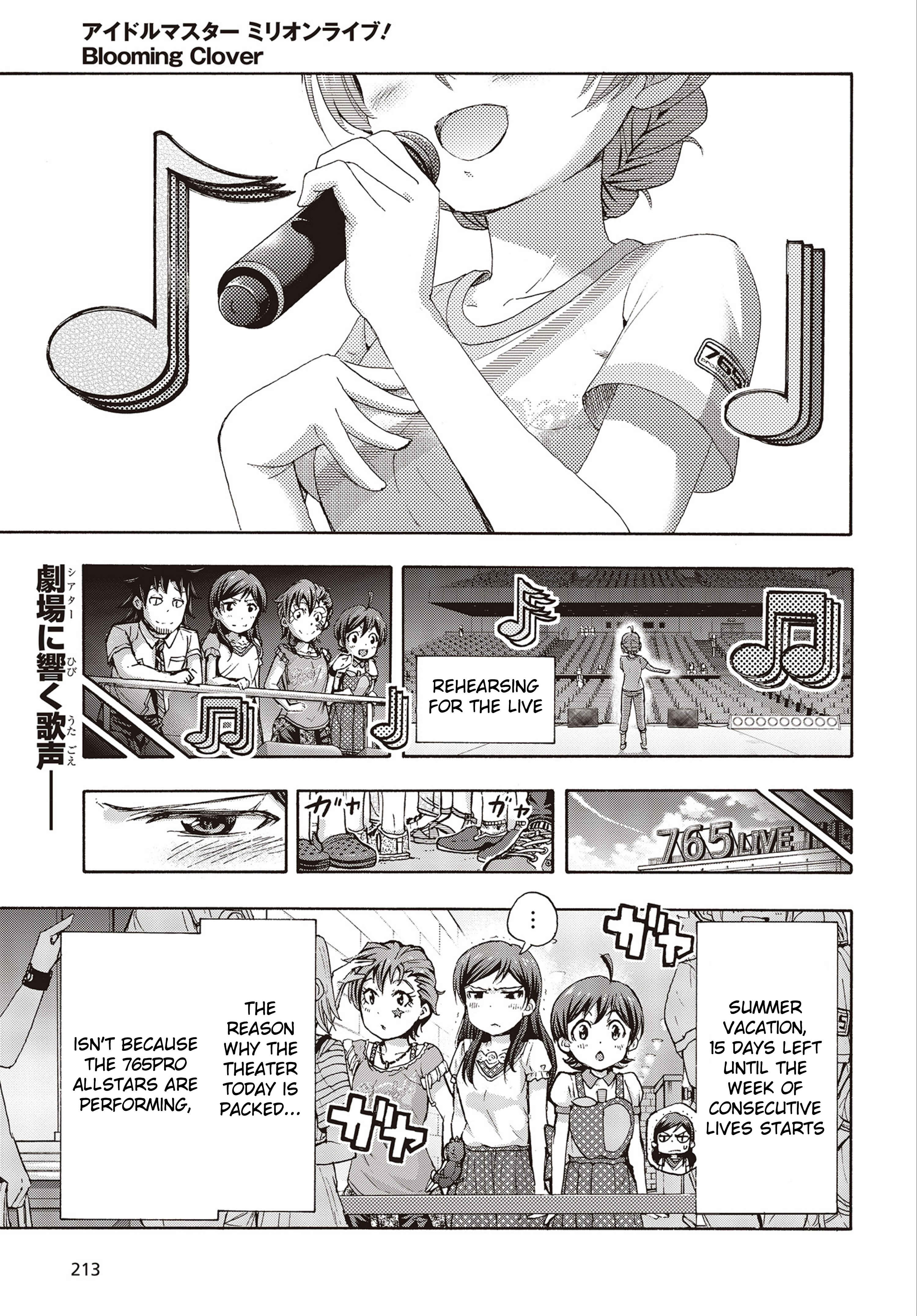 Page 1 Chapter 23 THE iDOLM@STER MILLION LIVE! Blooming Clover