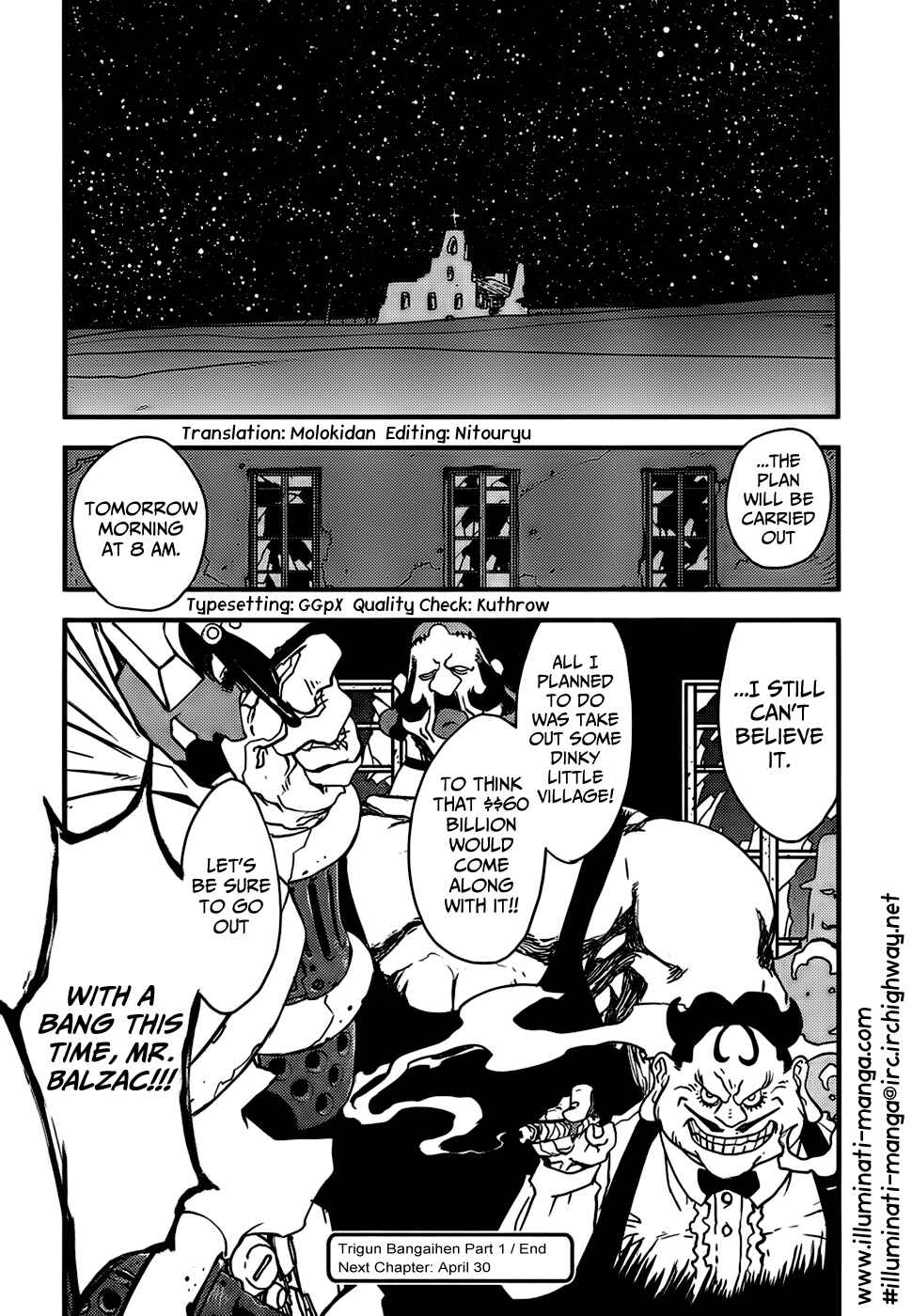 Page 31 Chapter 1 Trigun - Multiple Bullets