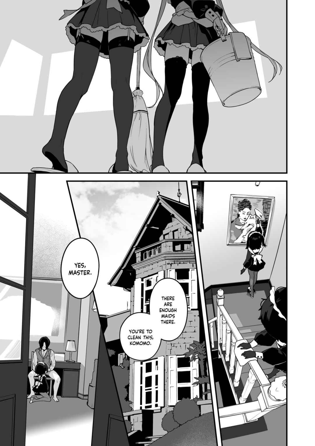 Page 3 Chapter Unknown_944e Komomo wa Goshujin-sama Senyou no Ryou Ana Nikubenki Loli♡Maid