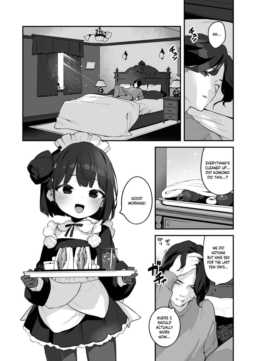Page 55 Chapter Unknown_944e Komomo wa Goshujin-sama Senyou no Ryou Ana Nikubenki Loli♡Maid