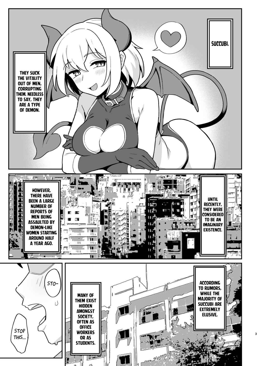 Page 3 Chapter Unknown_2e82 Mesugaki Succubus-tachi ni Shiboritorareru Hon