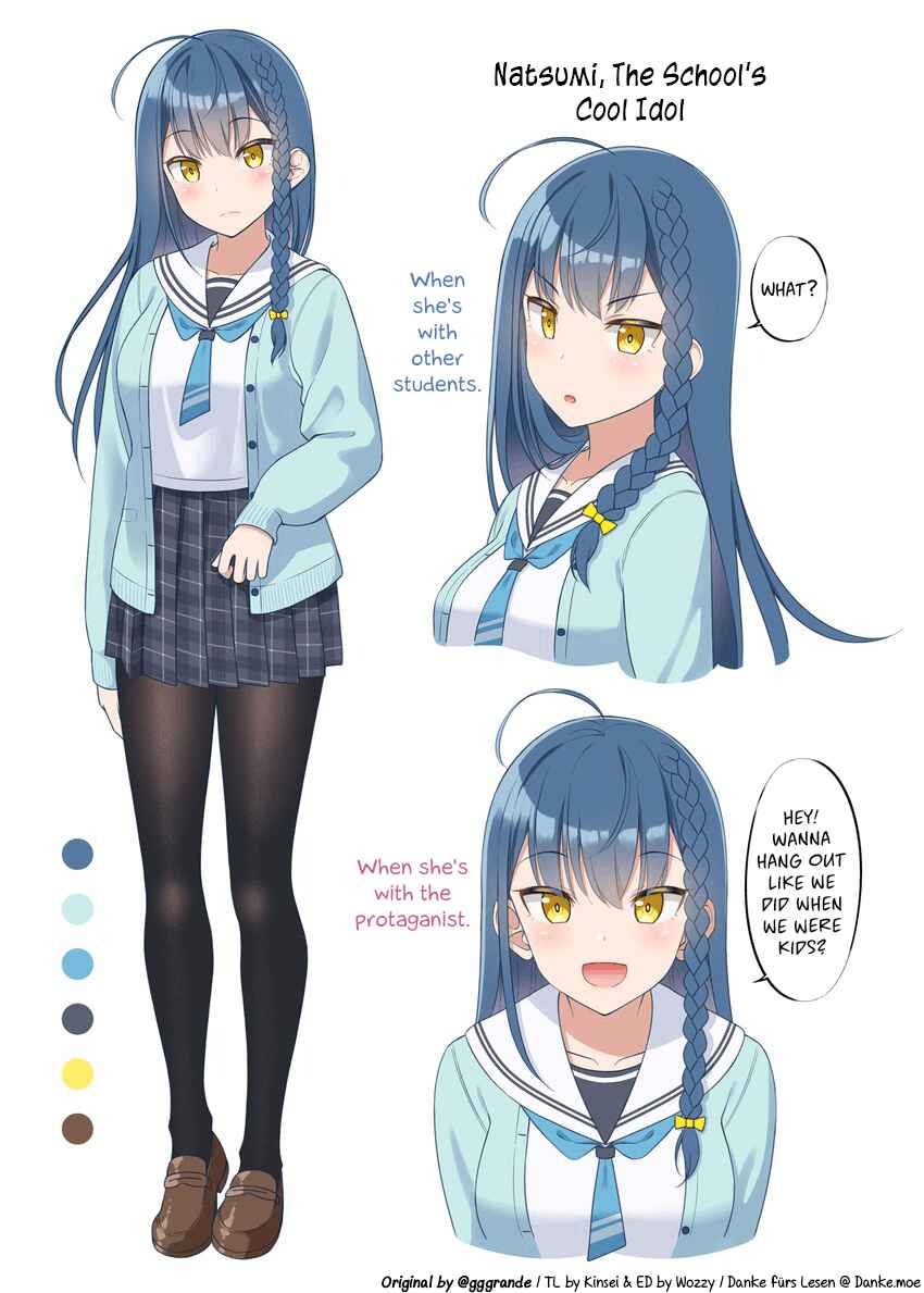 Page 1 Chapter 0.5 Cool na Gakuen no Idol ga Ore ni Dake Natsuitekuru
