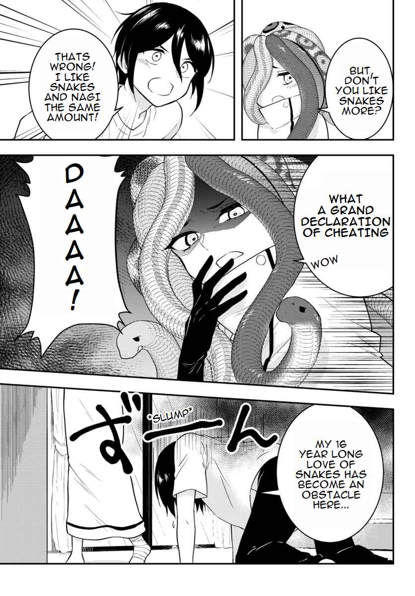 Page 3 Chapter 8 The Story of Medusa Falling From The Ceiling.