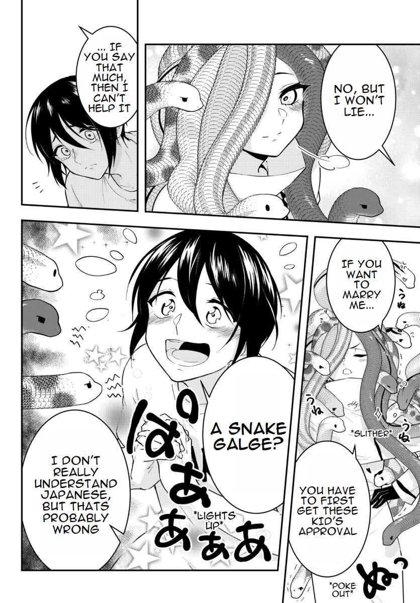 Page 4 Chapter 8 The Story of Medusa Falling From The Ceiling.
