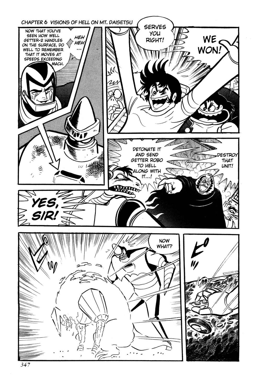 Page 102 Chapter 6 Getter Robo