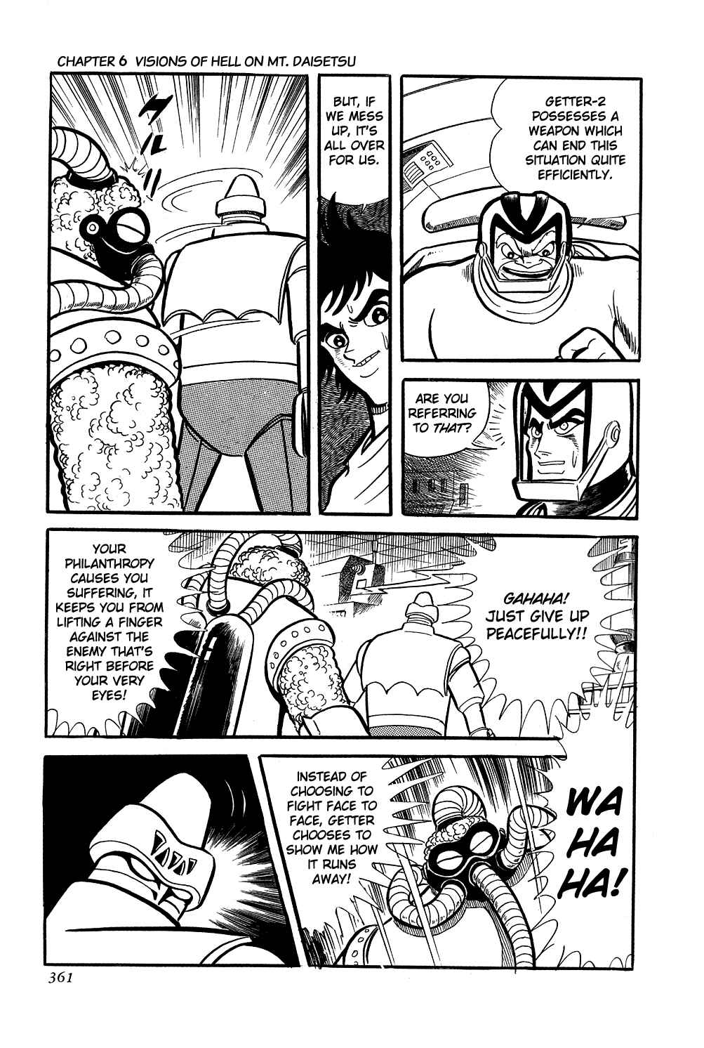 Page 116 Chapter 6 Getter Robo