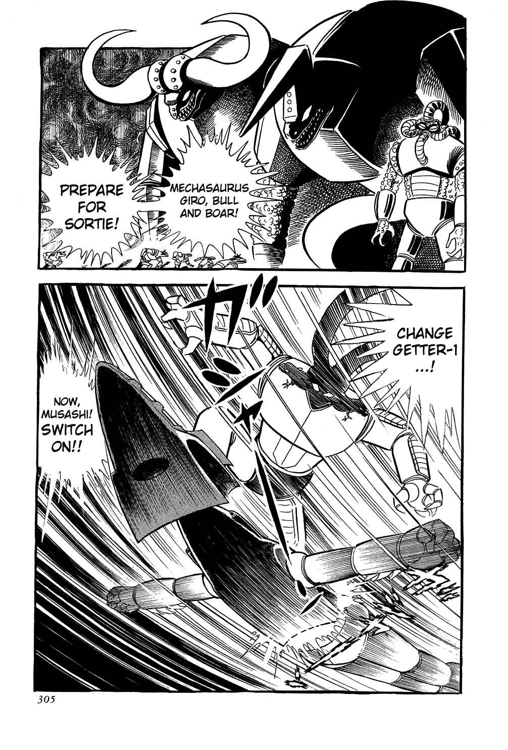 Page 61 Chapter 6 Getter Robo