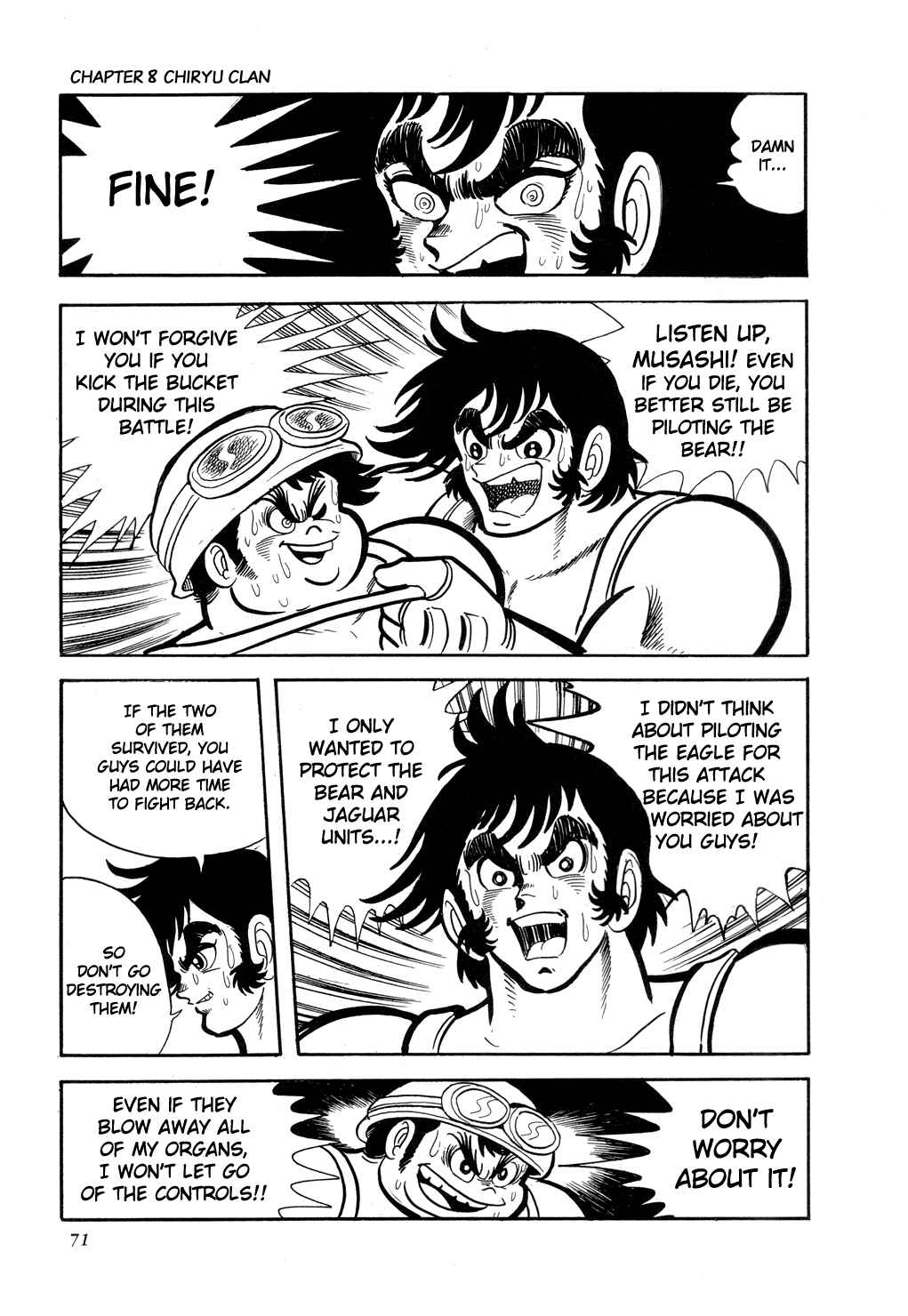 Page 76 Chapter 8 Getter Robo