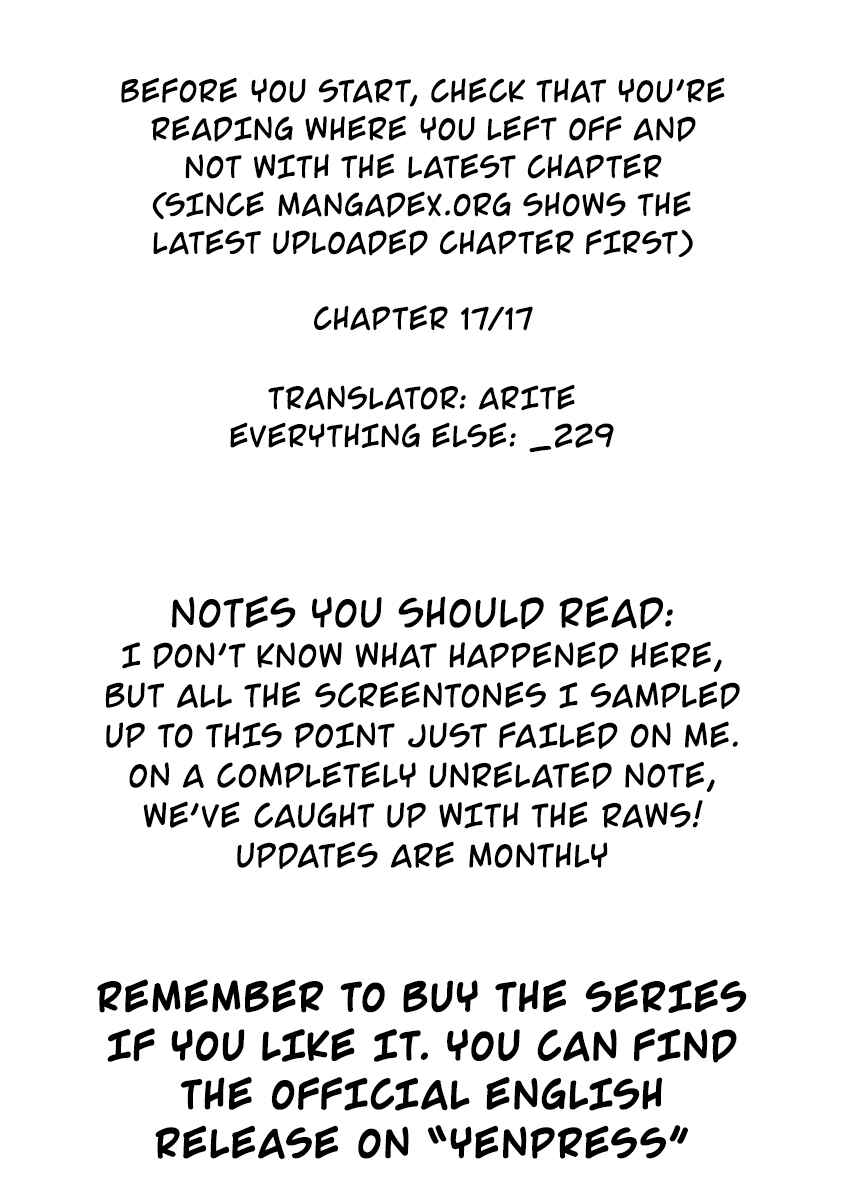 Page 1 Chapter 17 Kimi to Boku no Saigo no Senjou, Aruiwa Sekai ga Hajimaru Seisen