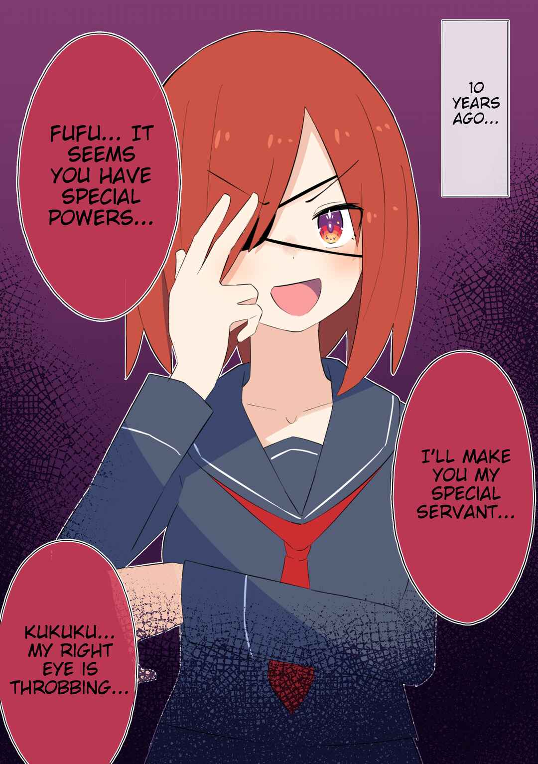 Page 1 Chapter 1 Chuunibyou-chan After 10 Years