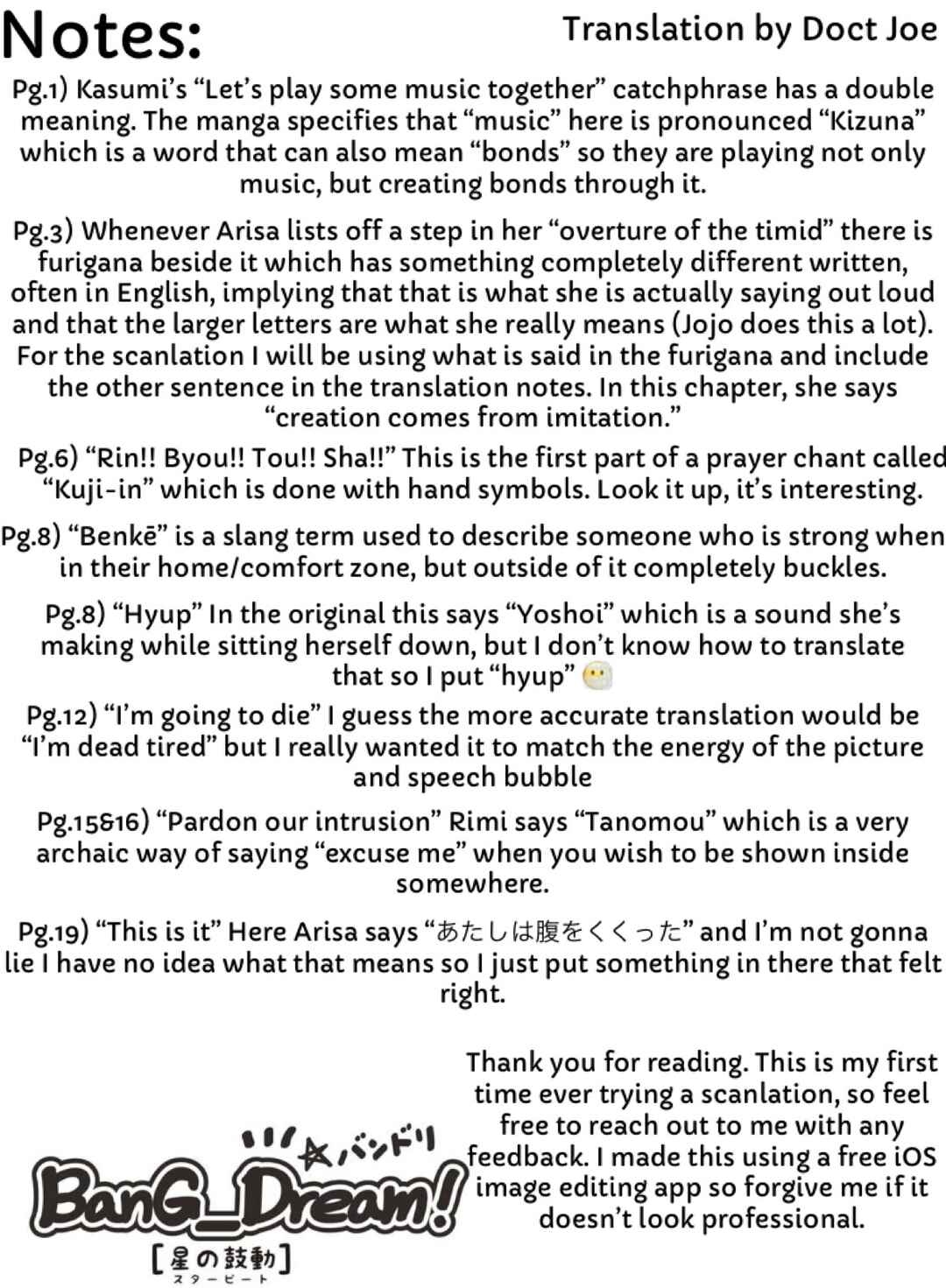 Page 28 Chapter 4 BanG Dream! - Star Beat