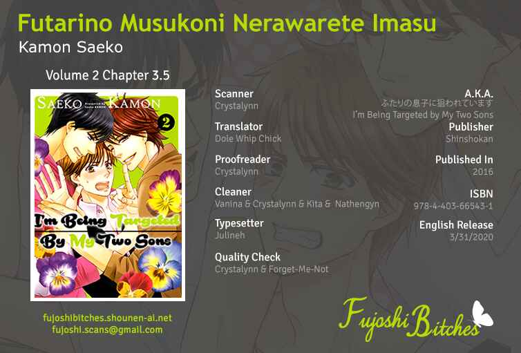 Page 1 Chapter 8.5 Futari no Musuko ni Nerawarete Imasu