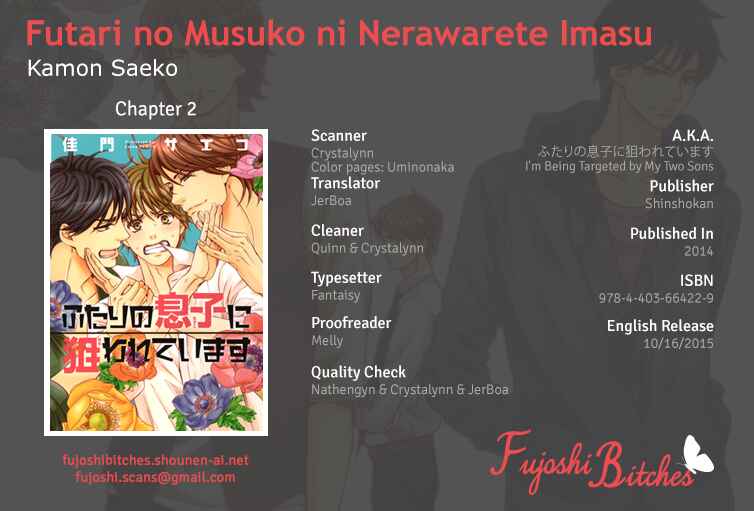 Page 1 Chapter 2 Futari no Musuko ni Nerawarete Imasu