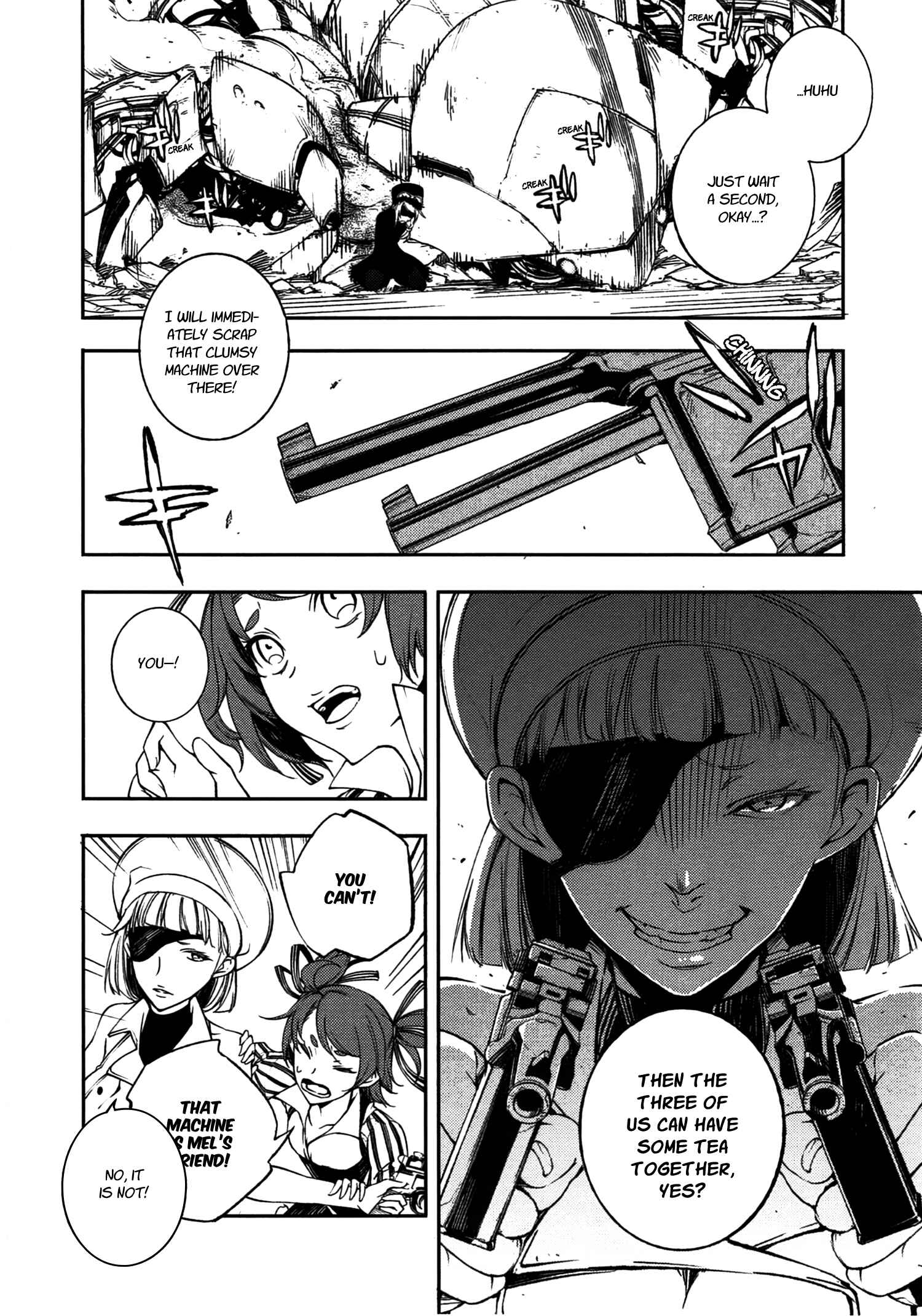 Page 14 Chapter 7 Kikai Shikake no Meldina