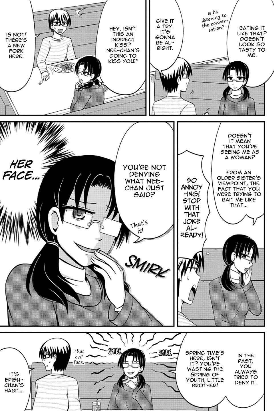 Page 8 Chapter 56 Kyoudai hodo Chikaku Tooimono wa Nai