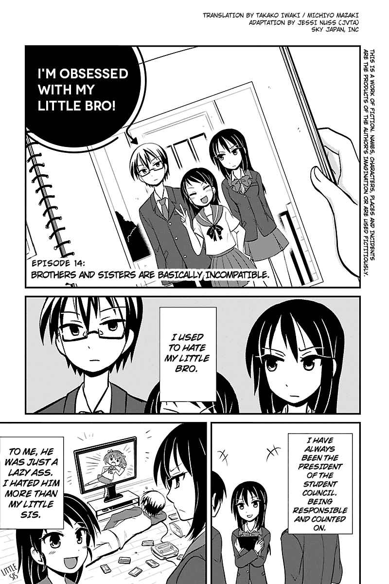 Page 1 Chapter 14 Kyoudai hodo Chikaku Tooimono wa Nai