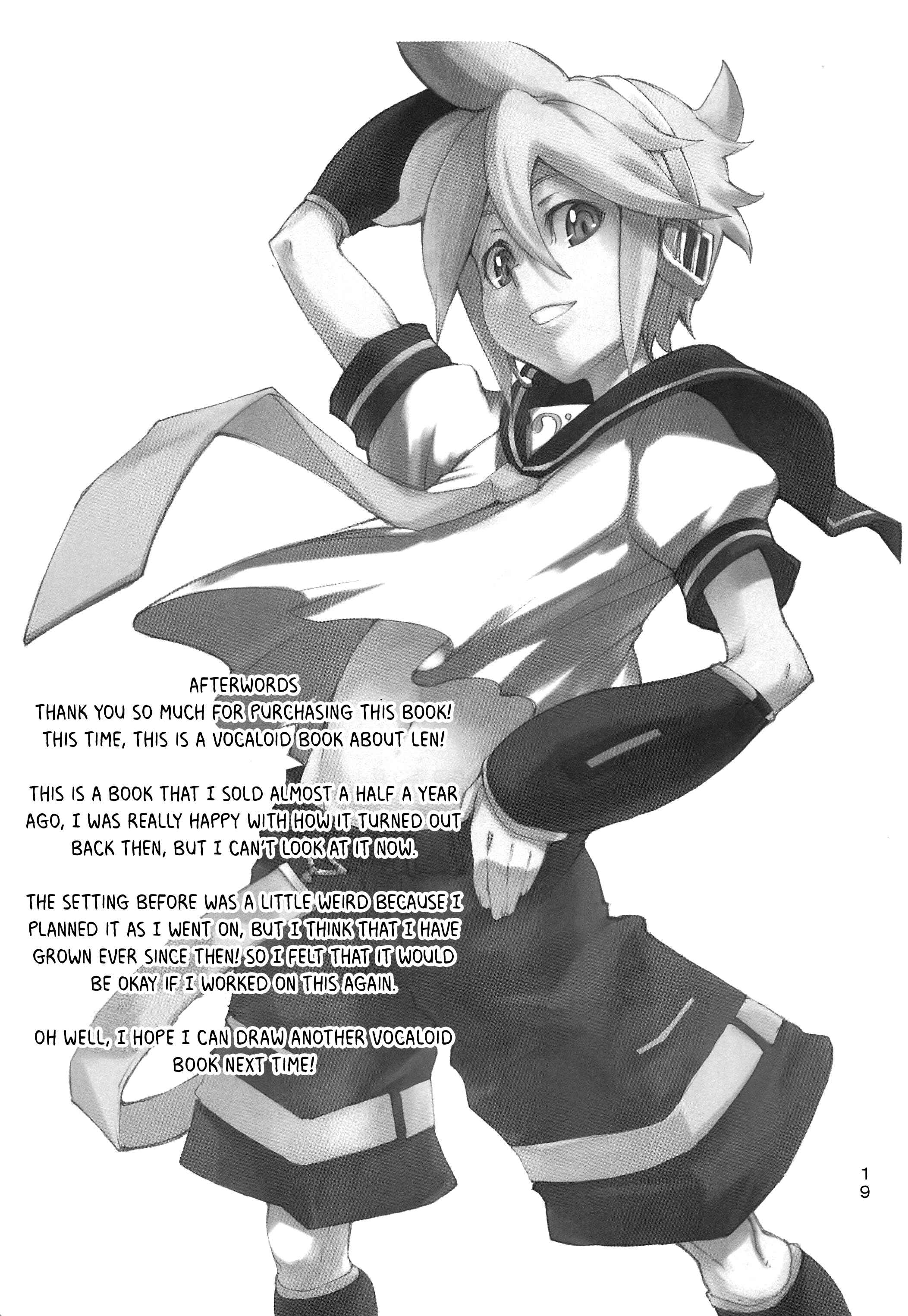Page 22 Chapter Unknown_46f5 Vocaloid - Kagamine Len wa Choukyouchuu (Doujinshi)