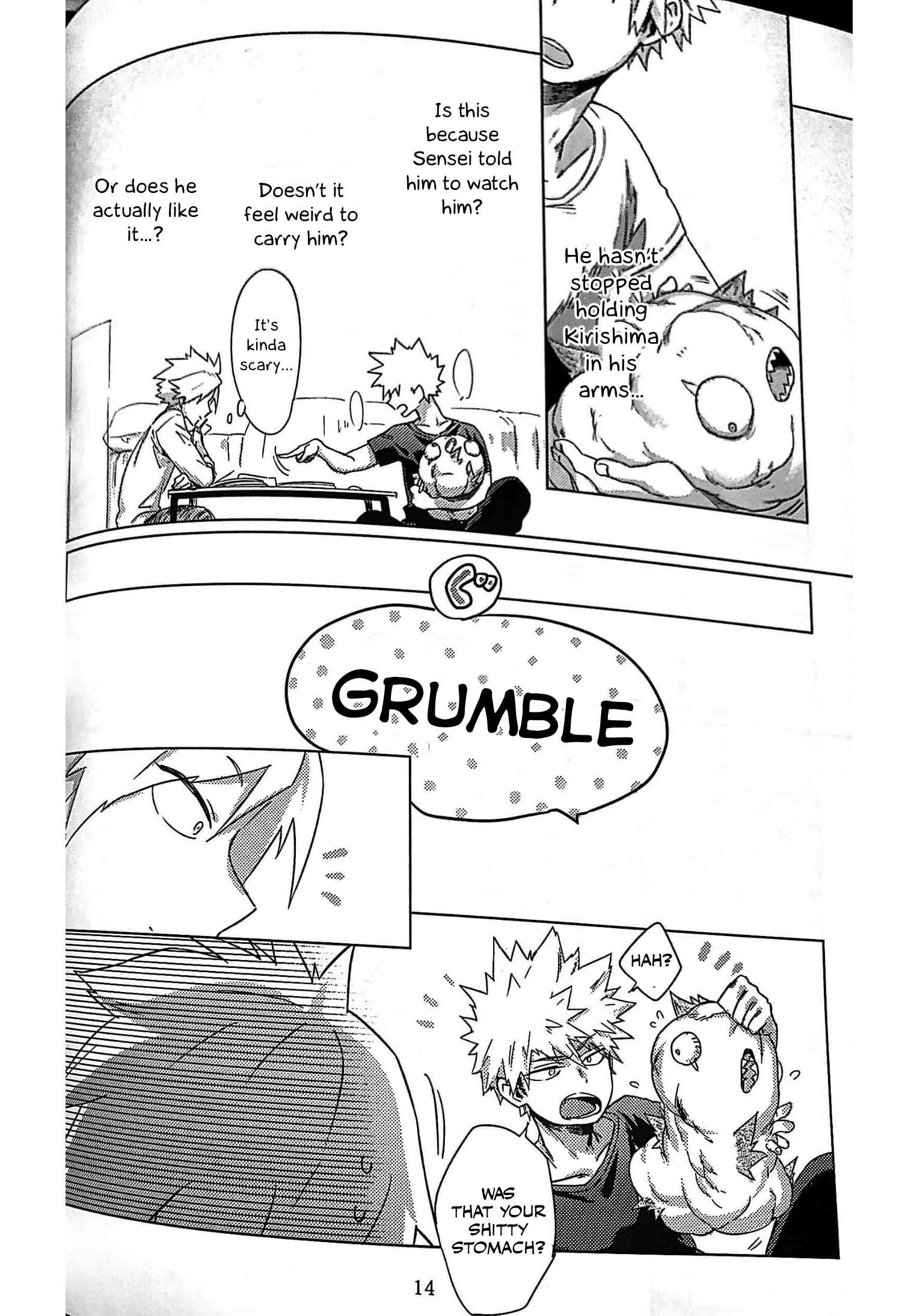Page 13 Chapter Unknown_4de8 Boku no Hero Academia - Nanni mo Dekinai Kirishima wa Kawaii (Doujinshi)