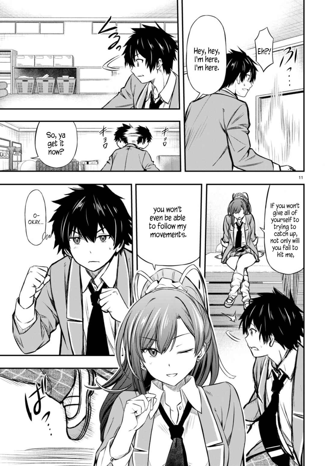 Page 11 Chapter 3 Houkago wa Kenka Saikyou no Gal ni Tsurekomareru Seikatsu - Kanojotachi ni Sukarete, Boku mo Saikyou ni!?