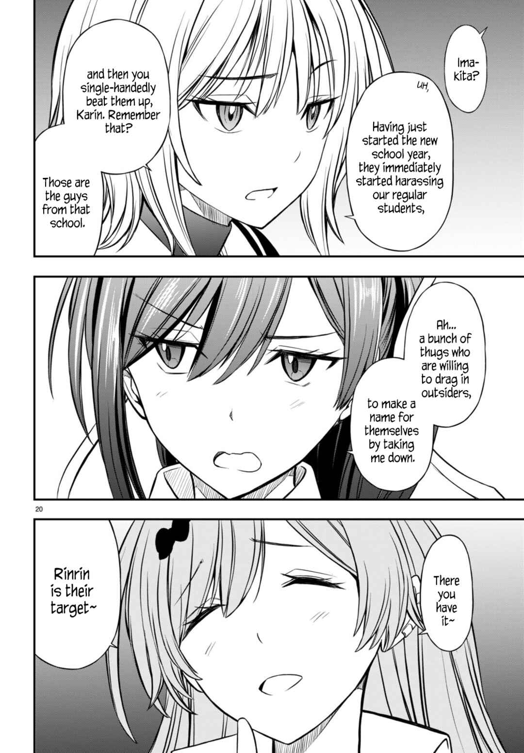 Page 20 Chapter 4 Houkago wa Kenka Saikyou no Gal ni Tsurekomareru Seikatsu - Kanojotachi ni Sukarete, Boku mo Saikyou ni!?