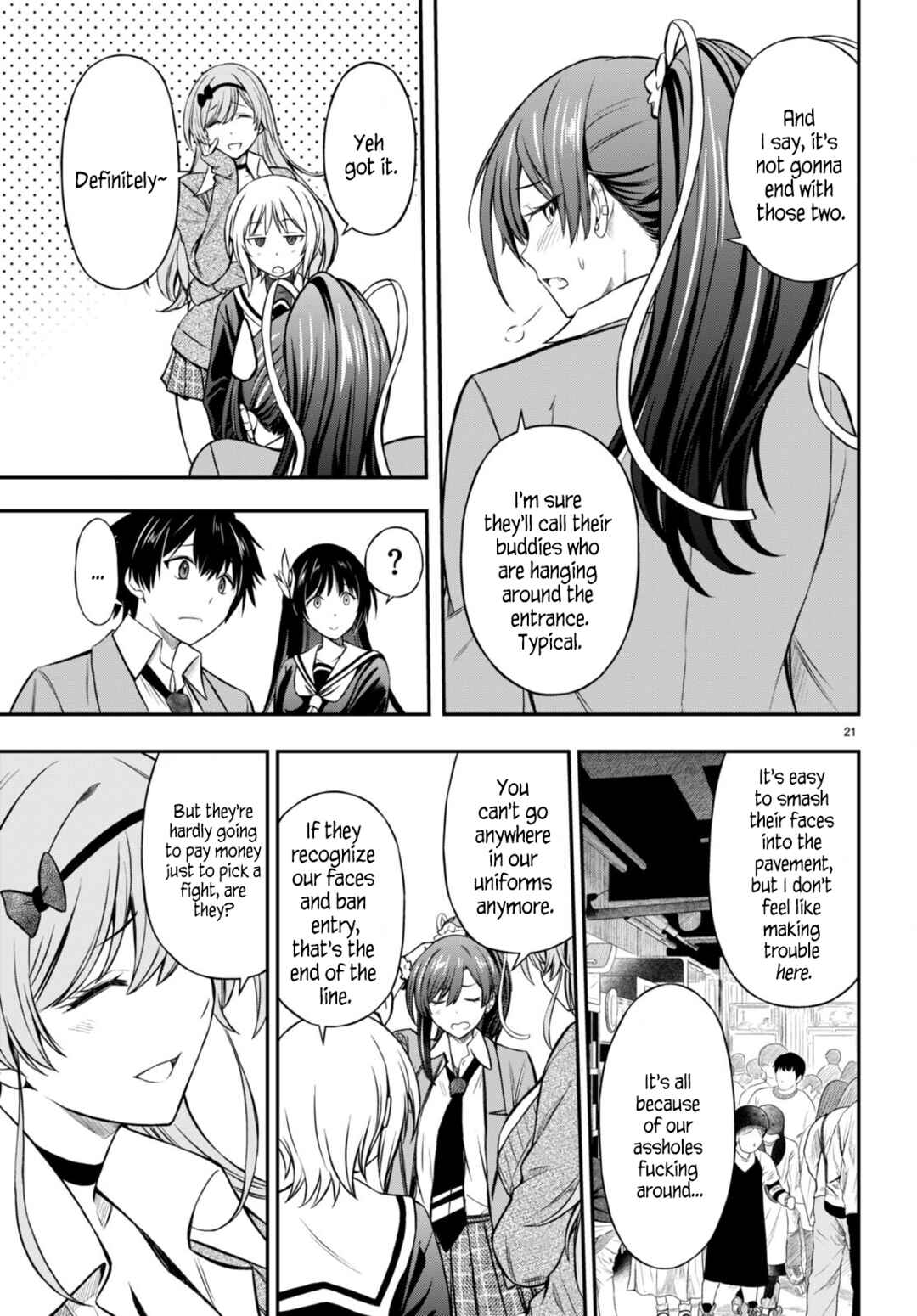 Page 21 Chapter 4 Houkago wa Kenka Saikyou no Gal ni Tsurekomareru Seikatsu - Kanojotachi ni Sukarete, Boku mo Saikyou ni!?