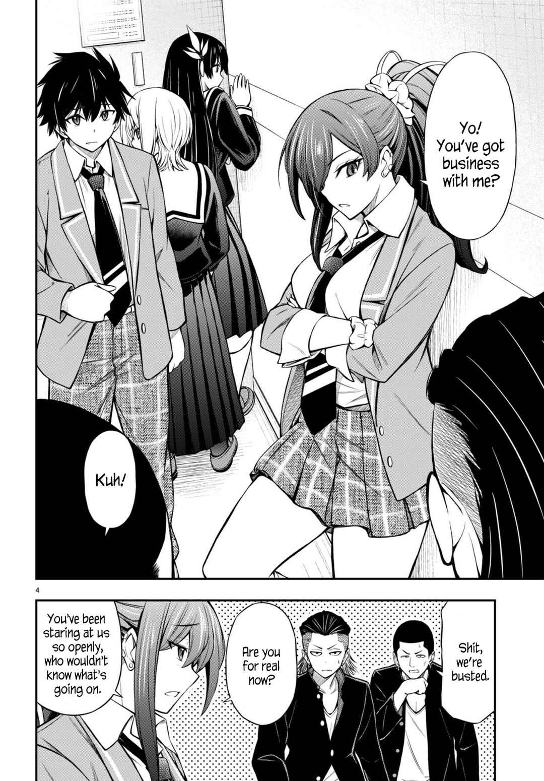 Page 4 Chapter 5 Houkago wa Kenka Saikyou no Gal ni Tsurekomareru Seikatsu - Kanojotachi ni Sukarete, Boku mo Saikyou ni!?