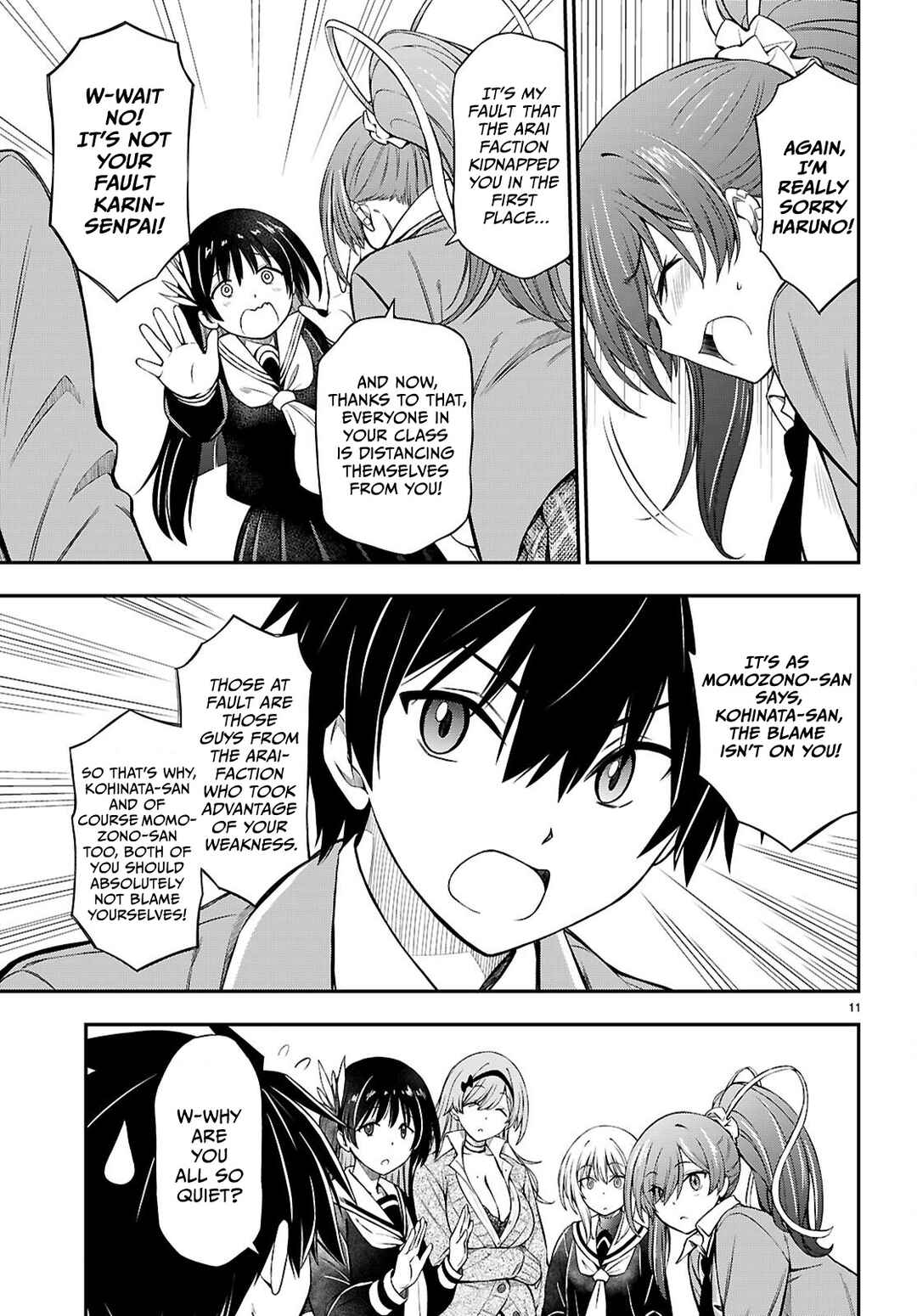 Page 11 Chapter 12 Houkago wa Kenka Saikyou no Gal ni Tsurekomareru Seikatsu - Kanojotachi ni Sukarete, Boku mo Saikyou ni!?