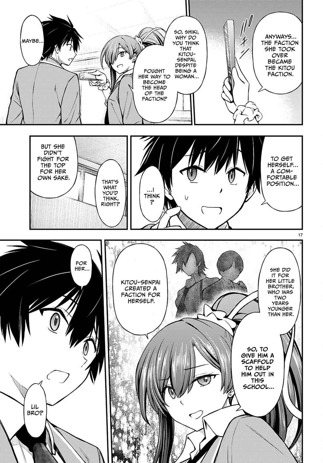 Page 17 Chapter 12 Houkago wa Kenka Saikyou no Gal ni Tsurekomareru Seikatsu - Kanojotachi ni Sukarete, Boku mo Saikyou ni!?