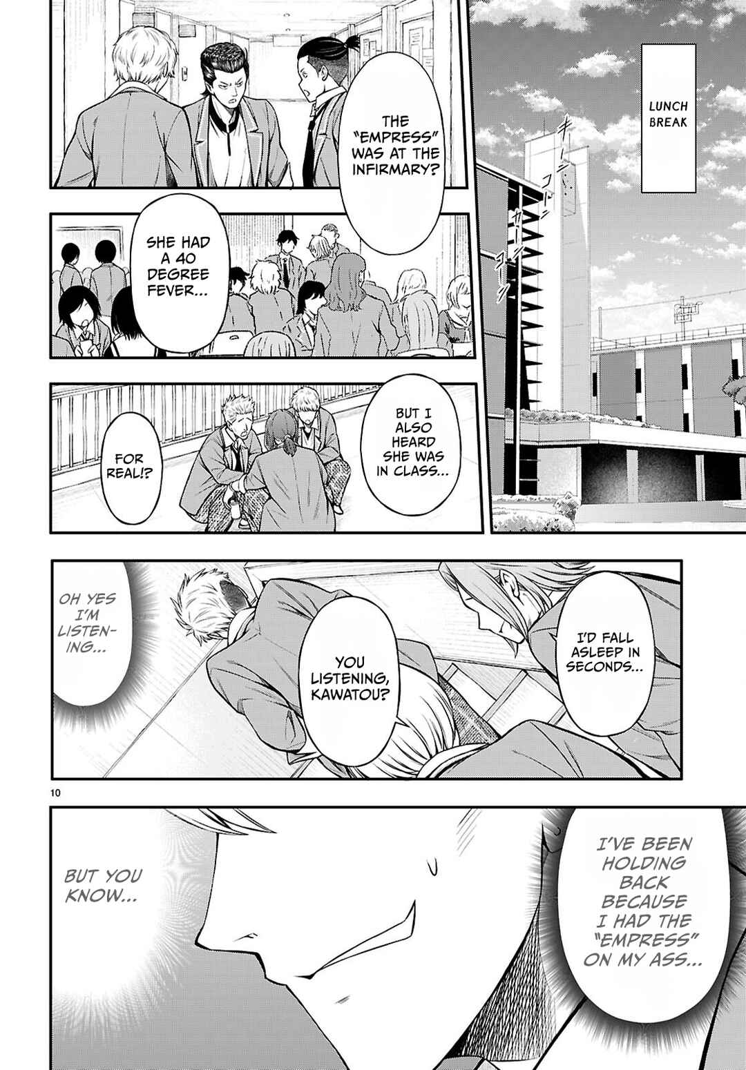 Page 10 Chapter 8 Houkago wa Kenka Saikyou no Gal ni Tsurekomareru Seikatsu - Kanojotachi ni Sukarete, Boku mo Saikyou ni!?