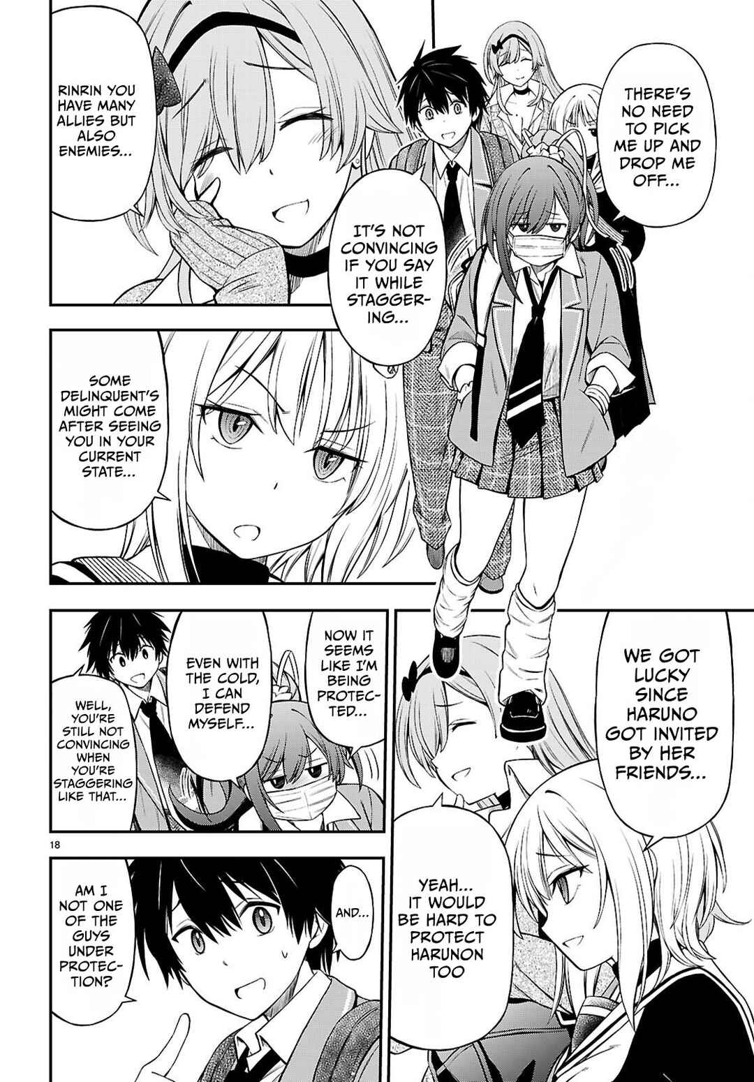Page 17 Chapter 8 Houkago wa Kenka Saikyou no Gal ni Tsurekomareru Seikatsu - Kanojotachi ni Sukarete, Boku mo Saikyou ni!?