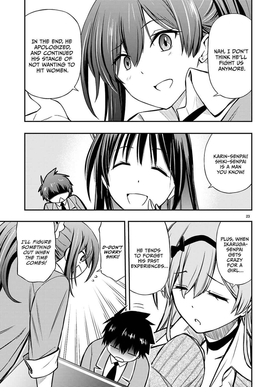 Page 23 Chapter 14 Houkago wa Kenka Saikyou no Gal ni Tsurekomareru Seikatsu - Kanojotachi ni Sukarete, Boku mo Saikyou ni!?