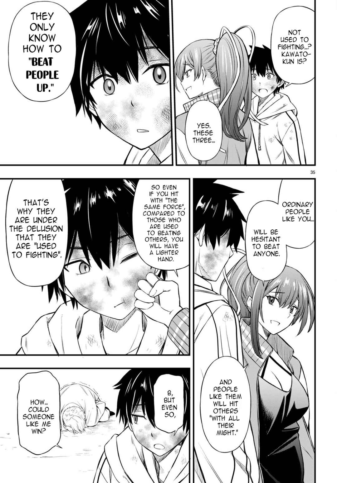 Page 38 Chapter 1 Houkago wa Kenka Saikyou no Gal ni Tsurekomareru Seikatsu - Kanojotachi ni Sukarete, Boku mo Saikyou ni!?