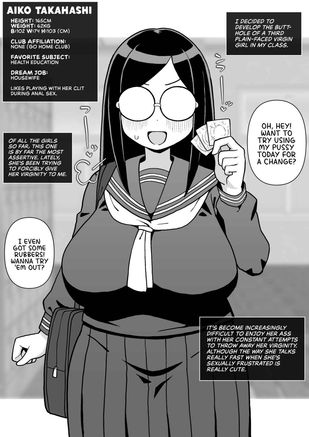 Page 14 Chapter 1 Anal Development of My Plain-Faced Virgin Classmates