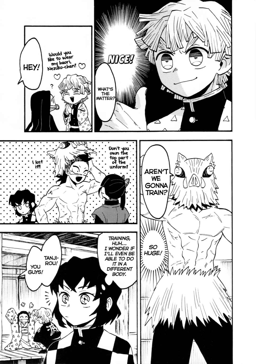 Page 14 Chapter Unknown_eaa5 Kimetsu no Yaiba - A Comic Where Friends Swap Bodies (Doujinshi)