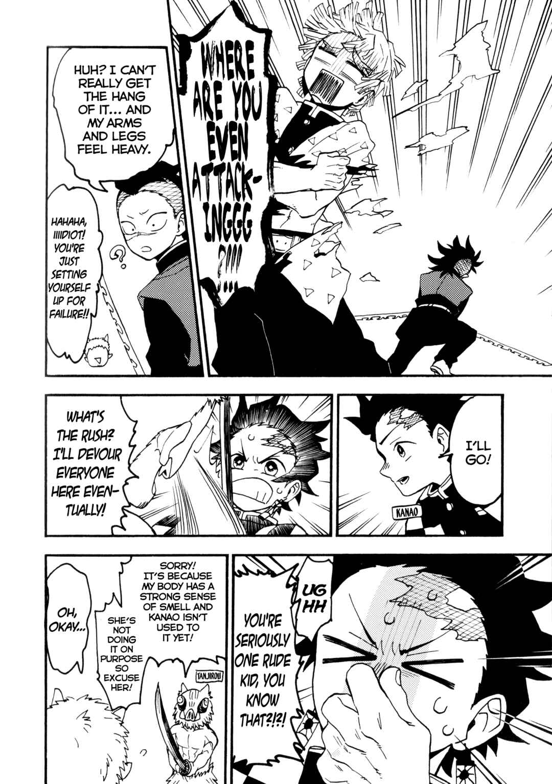 Page 6 Chapter Unknown_eaa5 Kimetsu no Yaiba - A Comic Where Friends Swap Bodies (Doujinshi)