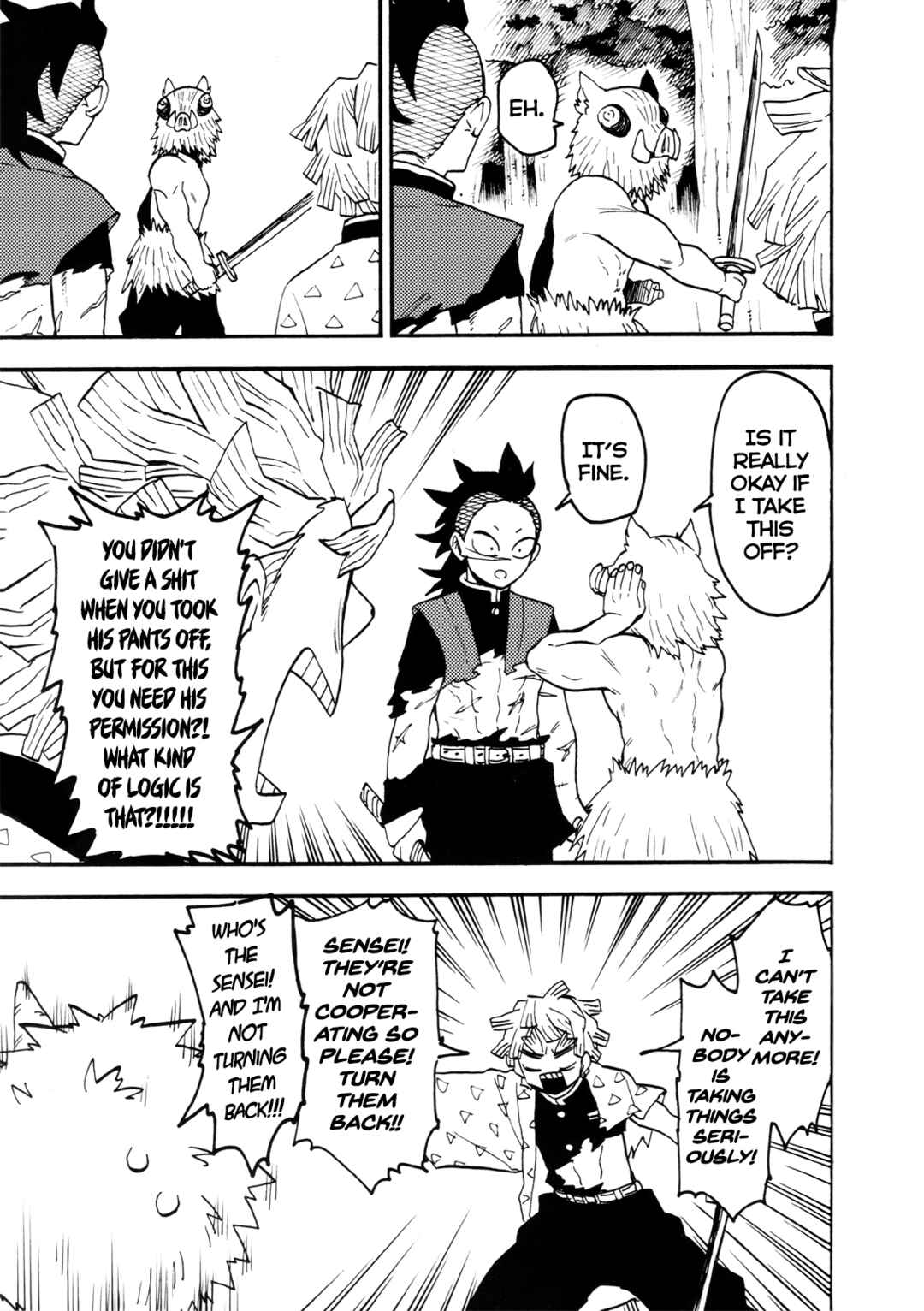 Page 9 Chapter Unknown_eaa5 Kimetsu no Yaiba - A Comic Where Friends Swap Bodies (Doujinshi)