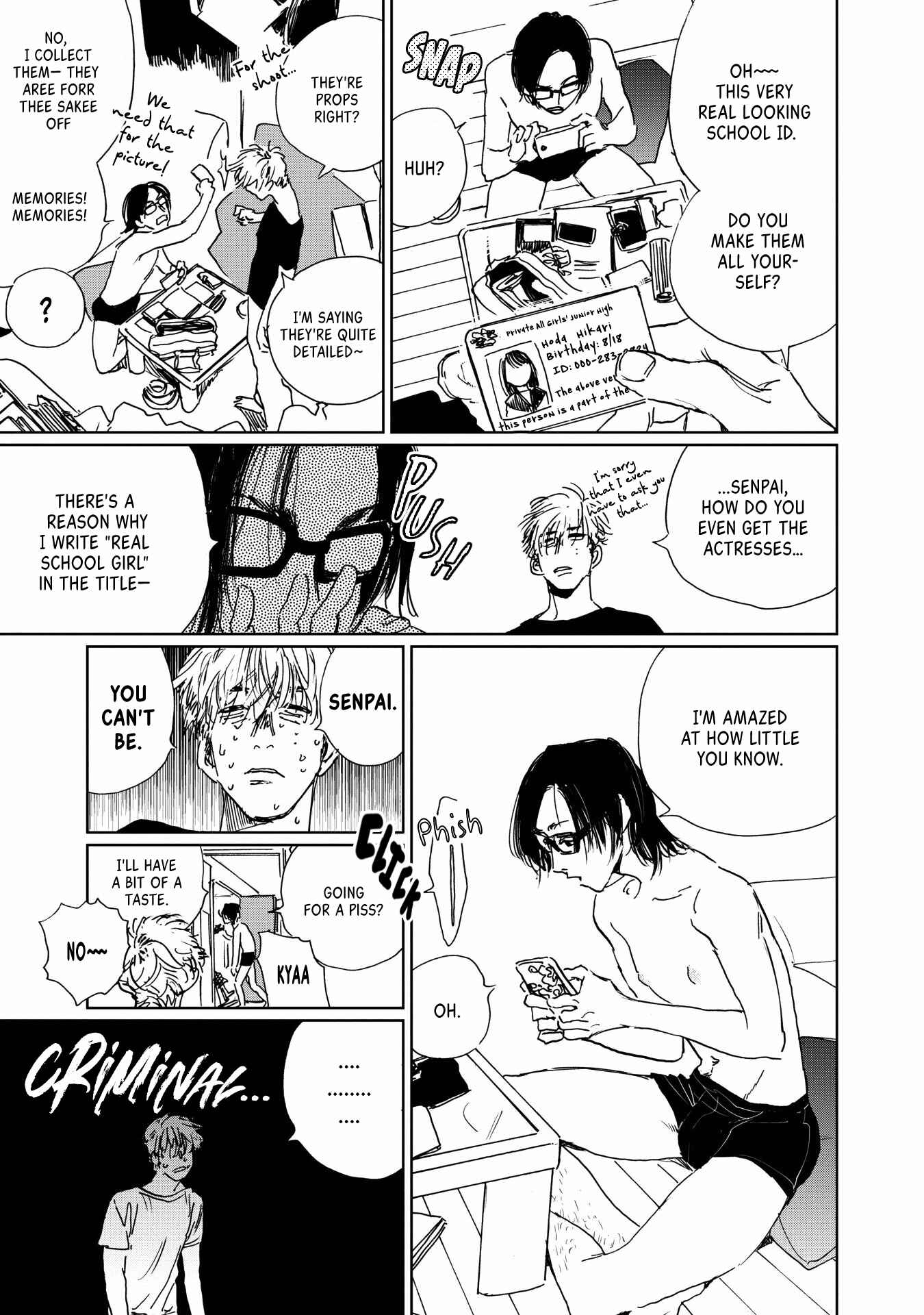 Page 27 Chapter 1 Senpai wa Jyoshikousei ♂