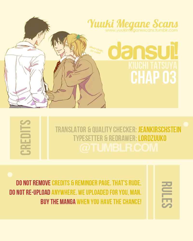 Page 1 Chapter 3 Dansui!