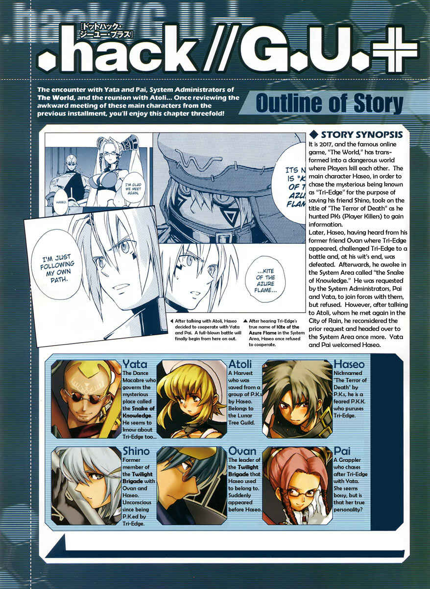 Page 1 Chapter 3 .hack//G.U.+