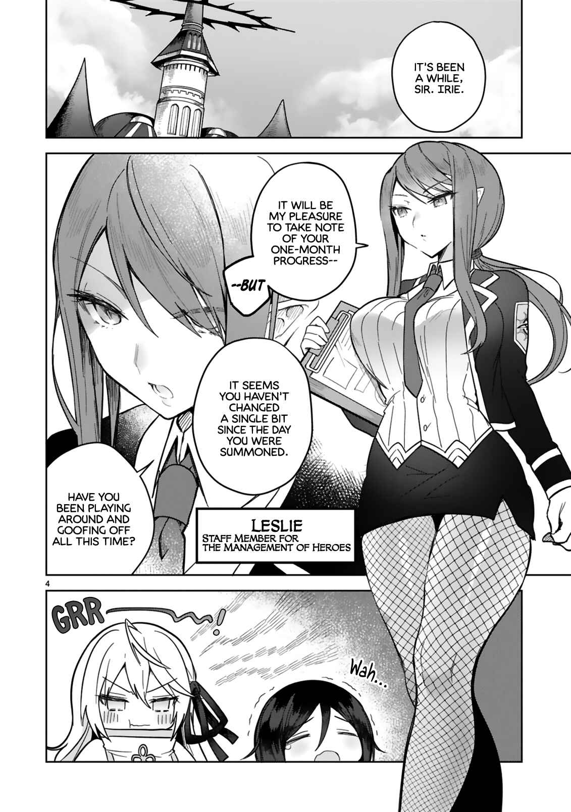 Page 4 Chapter 4 Shiro Majutsushi wa Yuusha no Level wo Agetakunai