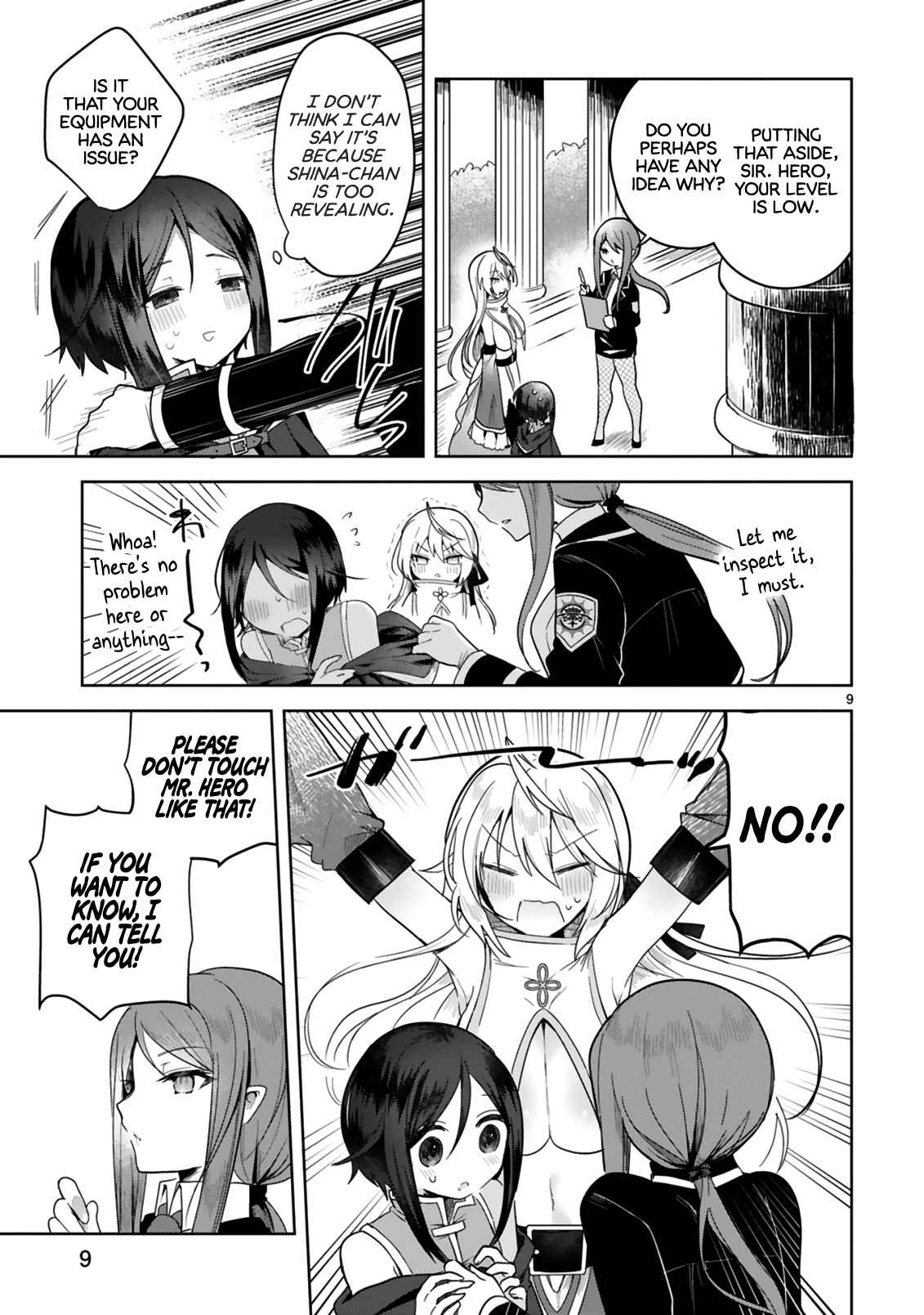 Page 9 Chapter 4 Shiro Majutsushi wa Yuusha no Level wo Agetakunai
